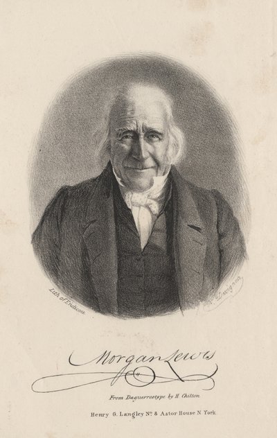 Morgan Lewis, litho by Endicott by Francis D